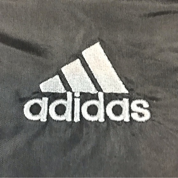 Adidas Men’s Y2K Vintage 2000’s Full Zip Gray & Black Fleece Jacket Size Large - Picture 3 of 9